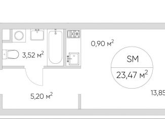 Продам квартиру студию, 23.5 м2, Москва, Автомобильный проезд, 4, Автомобильный проезд