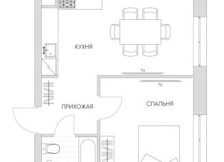 Продаю однокомнатную квартиру, 35.9 м2, Москва, Автомобильный проезд, 4, Автомобильный проезд