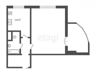 Продается 1-комнатная квартира, 45.8 м2, Тюмень, Червишевский тракт, 21к3, ЖК Гагарин