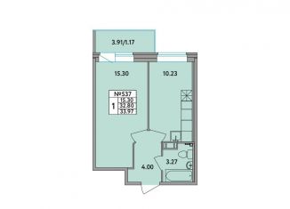 Продажа однокомнатной квартиры, 34 м2, деревня Новое Девяткино, деревня Новое Девяткино, 115, ЖК Удача