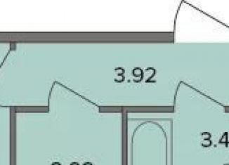 Продажа 1-комнатной квартиры, 42.2 м2, деревня Новое Девяткино