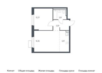 Продается однокомнатная квартира, 43.5 м2, Московская область, жилой комплекс Квартал Ивакино, к2