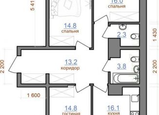 Продажа 3-комнатной квартиры, 88.7 м2, Иркутская область, территория Гусарская, 2