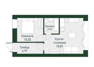 Продажа 1-ком. квартиры, 37.5 м2, Екатеринбург