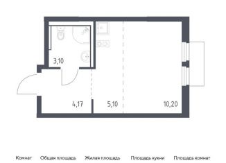 Продажа квартиры студии, 22.6 м2, Московская область