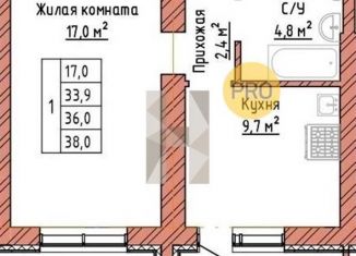 Продается 1-комнатная квартира, 36 м2, Самара, Куйбышевский район