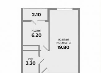 Продажа 1-ком. квартиры, 29.7 м2, Ставропольский край, Прекрасная улица, 19