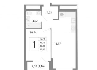 Продажа 2-комнатной квартиры, 37.9 м2, Свердловская область