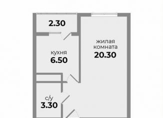 Однокомнатная квартира на продажу, 30.6 м2, Ставропольский край, Прекрасная улица, 19