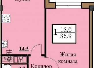 Продается 1-комнатная квартира, 36.9 м2, Ессентуки