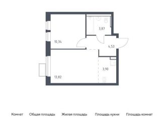 Продается двухкомнатная квартира, 36.5 м2, рабочий посёлок Томилино, улица Гоголя, 37А