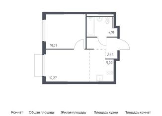 Продаю 1-комнатную квартиру, 32.9 м2, Московская область