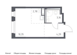 Продается квартира студия, 20.6 м2, Мурино, жилой комплекс Новые Лаврики, 1.1