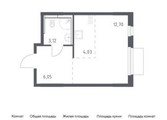 Квартира на продажу студия, 25.9 м2, Мытищи, жилой комплекс Мытищи Парк, к5