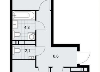 Продается двухкомнатная квартира, 51.9 м2, Москва, жилой комплекс Прокшино, к11