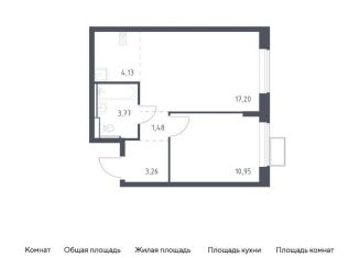 Продаю 2-ком. квартиру, 40.8 м2, посёлок Жилино-1, жилой комплекс Егорово Парк, к3.2