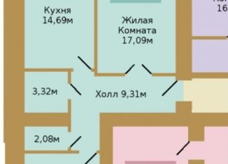 2-ком. квартира на продажу, 70 м2, Ульяновск, проспект Врача Сурова, 41