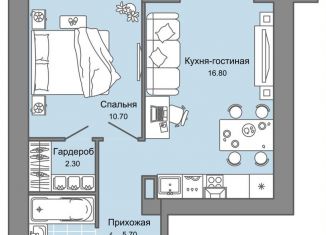 Продам 1-комнатную квартиру, 41 м2, Пермь, Дзержинский район