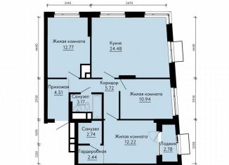 Продажа 3-комнатной квартиры, 80.4 м2, Екатеринбург, метро Геологическая, жилой комплекс ПаркЛайф, 8