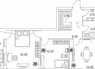 Продается 2-комнатная квартира, 75.7 м2, Санкт-Петербург, Планерная улица, 99, Приморский район