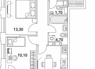 Продаю 2-комнатную квартиру, 39.5 м2, Санкт-Петербург, Планерная улица, 99, Приморский район