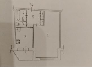 Продаю 1-ком. квартиру, 42.1 м2, Северодвинск, Октябрьская улица