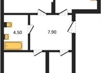 Продаю 2-комнатную квартиру, 66.8 м2, Калининград, Акварельная улица