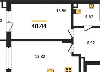 Продам 1-комнатную квартиру, 40.4 м2, Калининград, улица Ломоносова, 52