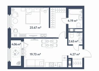 Продается 1-комнатная квартира, 58.5 м2, Санкт-Петербург, метро Московские ворота