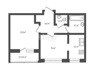 Продам 1-комнатную квартиру, 42 м2, Москва, Ленинградское шоссе, 228к1, Молжаниновский район