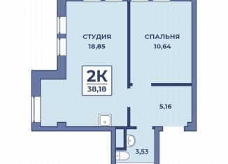 Продам 2-комнатную квартиру, 38.2 м2, Дербент