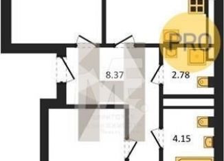 Трехкомнатная квартира на продажу, 76.6 м2, Калининград, Московский район