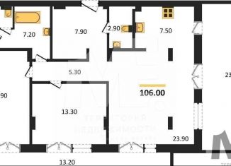 2-ком. квартира на продажу, 106 м2, Калининград, Ленинградский район