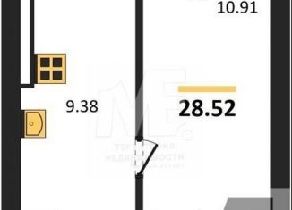 Продам 1-комнатную квартиру, 28.5 м2, Пионерский, улица Гептнера, 17