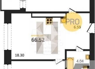 Продам 2-комнатную квартиру, 66.5 м2, Калининград