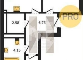 Продаю двухкомнатную квартиру, 55.3 м2, Калининград, Московский район