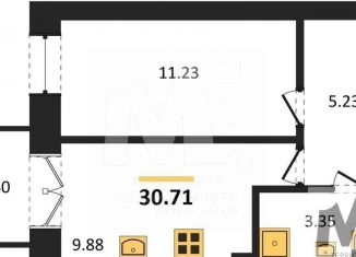 Продаю однокомнатную квартиру, 30.7 м2, Уфа, Комсомольская улица, 19, Советский район