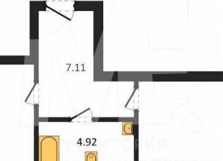 Продаю однокомнатную квартиру, 48.8 м2, поселок Малое Исаково