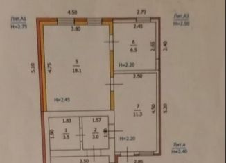 Продается дом, 65.3 м2, Кропоткин, Резервный переулок, 47