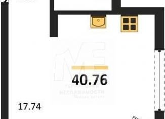 Продажа 1-комнатной квартиры, 40.8 м2, Пионерский, улица Рензаева, 3