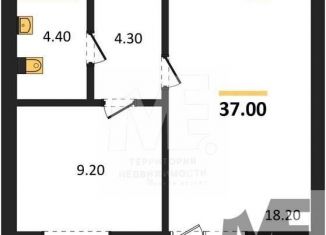 Продам однокомнатную квартиру, 37 м2, Калининград, Орудийная улица, 13