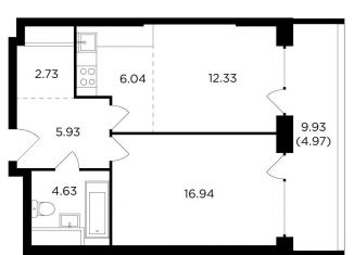 Продажа 1-ком. квартиры, 54.1 м2, Москва, метро Дубровка, улица Виктора Маслова, 2