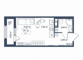 Продаю квартиру студию, 28.1 м2, Санкт-Петербург, муниципальный округ Московская Застава