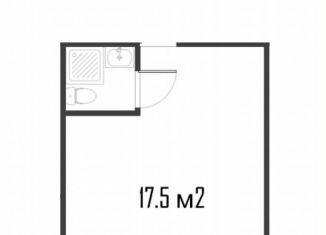 Квартира на продажу студия, 17.5 м2, Москва, улица Корнейчука, 55, метро Бибирево