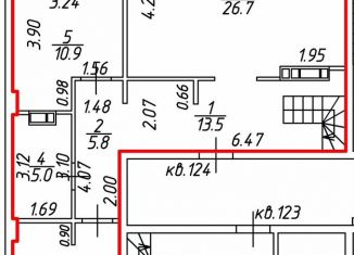 Продажа 3-ком. квартиры, 140 м2, посёлок Горячеводский, переулок Малиновского, 13Б