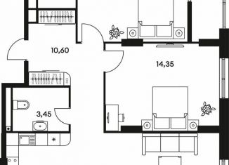 Продаю трехкомнатную квартиру, 93.3 м2, Ростов-на-Дону, Красноармейская улица, 254