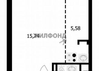 Продаю 1-ком. квартиру, 28.8 м2, Хакасия, улица Пушкина, 3