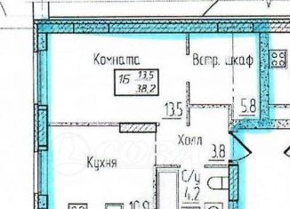 Сдам в аренду 1-комнатную квартиру, 38 м2, Тюмень, улица Республики, 204к11