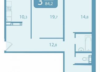 Продажа 3-комнатной квартиры, 84.2 м2, Томская область, улица Королёва, 20