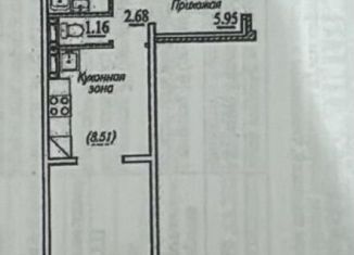 Продается трехкомнатная квартира, 59 м2, Новосибирск, улица В. Высоцкого, 143/6